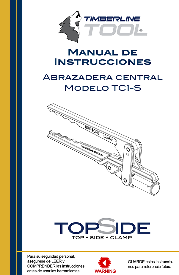 Manual de la herramienta Timberline TC1-S