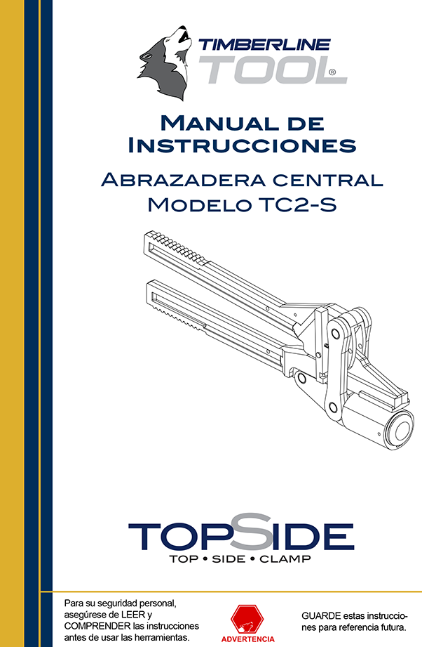 Manual de la herramienta Timberline TC2-S