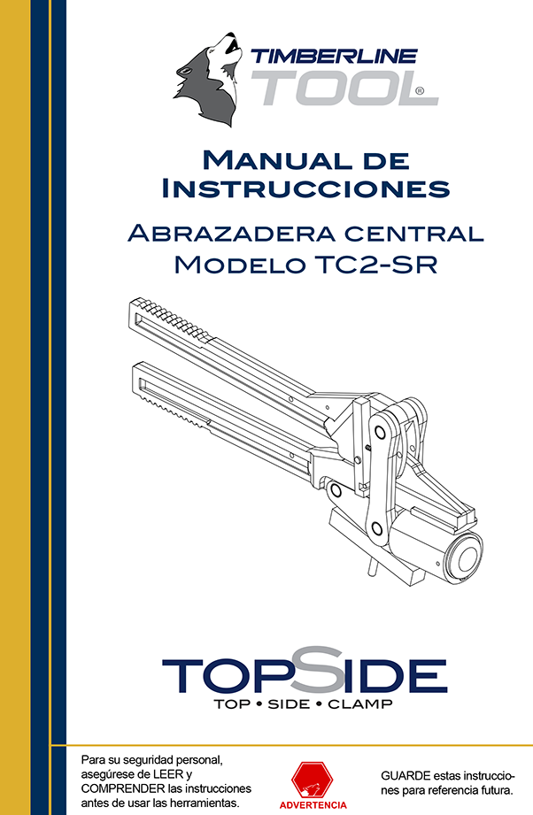 Manual de la herramienta Timberline TC2-SR